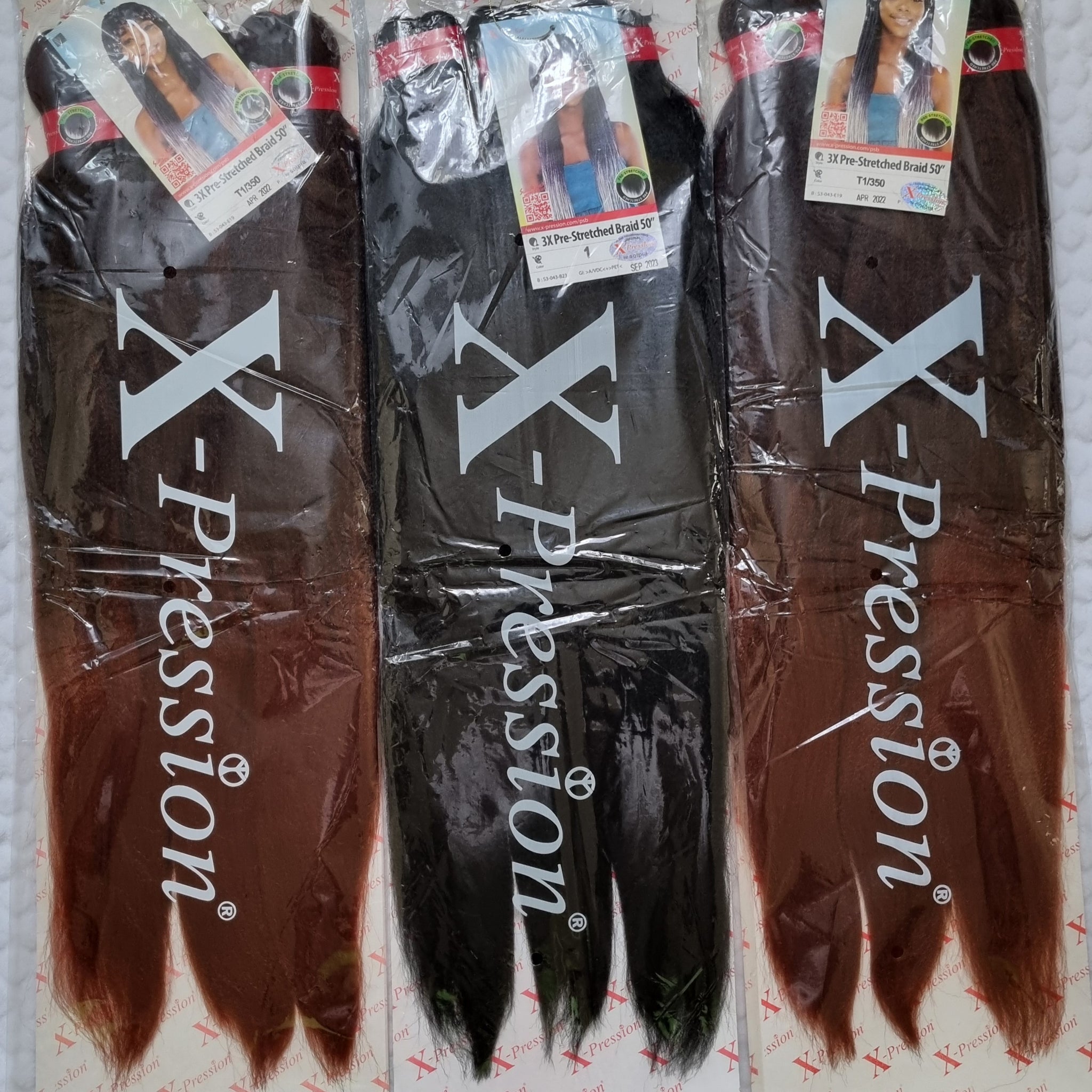 3X X-PRESSION PRE-STRETCHED HAIR