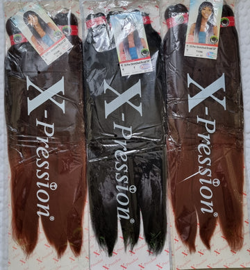 3X X-PRESSION PRE-STRETCHED HAIR