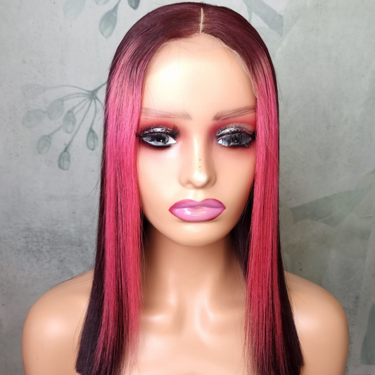 12 inch 4 x 4 Vietnamese SDD Bone Straight Wig