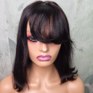 12-inch Bobo Fringe Wig