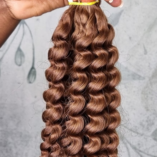 18-inch DD Deep Wave( Bulk Hair)