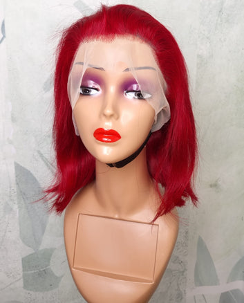 12 inch 13 x 4 Bobo Frontal Wig