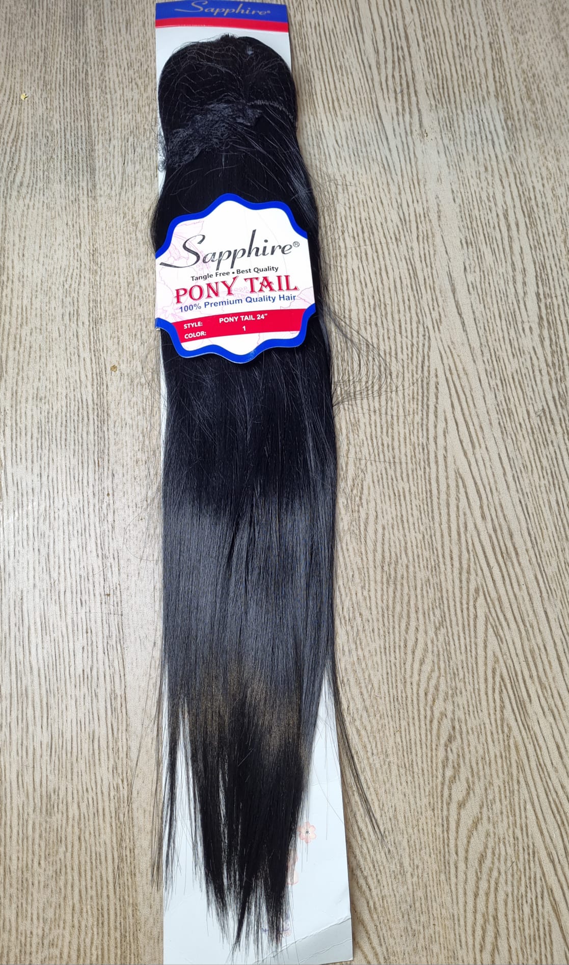 Sapphire Pony Tail ( human Hair blend)