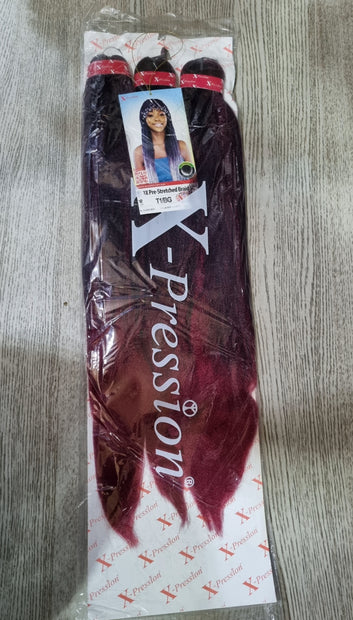 3X X-PRESSION PRE-STRETCHED HAIR